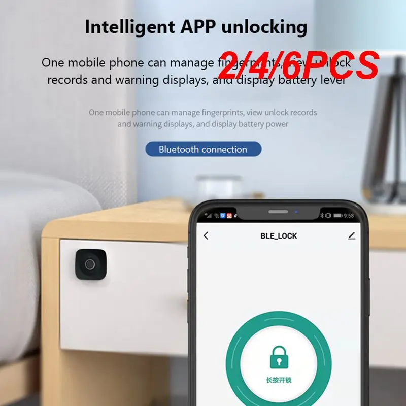 

2/4/6 шт., блокировка отпечатков пальцев