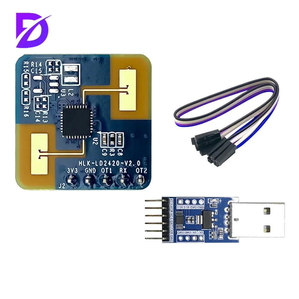 Pluuttiem RD-03D 24G Radarmodul - Bewegungsmelder Für Menschliche Erkennung