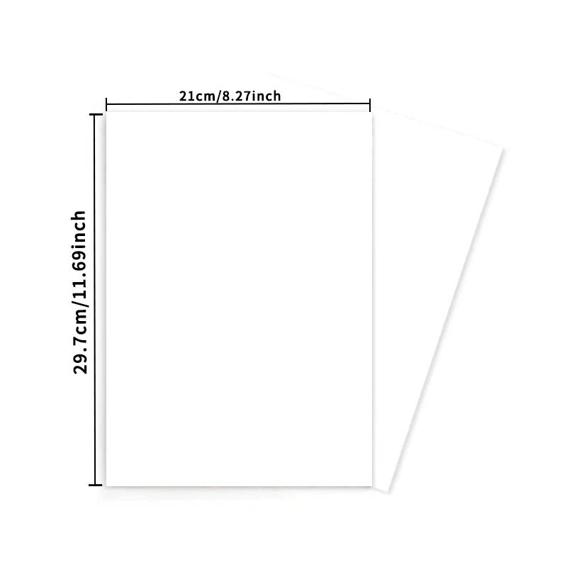 A4 10/20 قطعة من ورق نقل مائي بالليزر أبيض وشفاف ل...