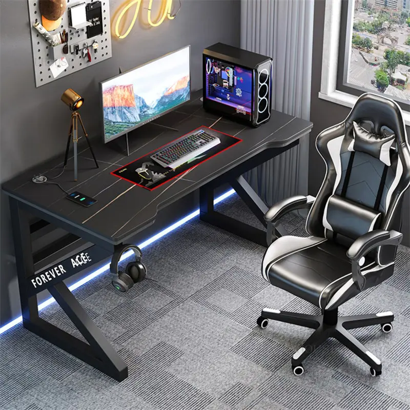 Home Desktop Computer Desks Wooden Storage Table Modern Office Furniture  Bedroom Gaming Desk Student Learning Writing Desk Rack - Computer Desks -  AliExpress