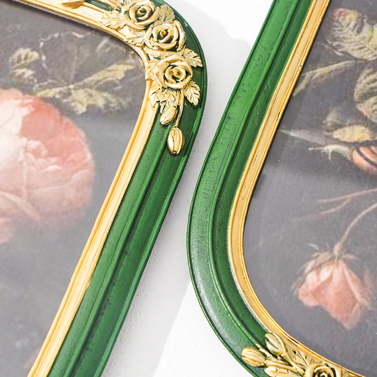 1PC, resin material three-dimensional rose home arch decoration photo frame