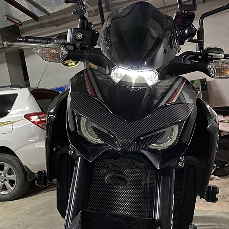 Motorcycle Fairing MTKRACING Deflector for KAWASAKI Z900-Front Fairing Aerodynamic Winglets Front Beak Nose Cone Extension Cover Extender motorcycle winglet motorcycle upper deflector