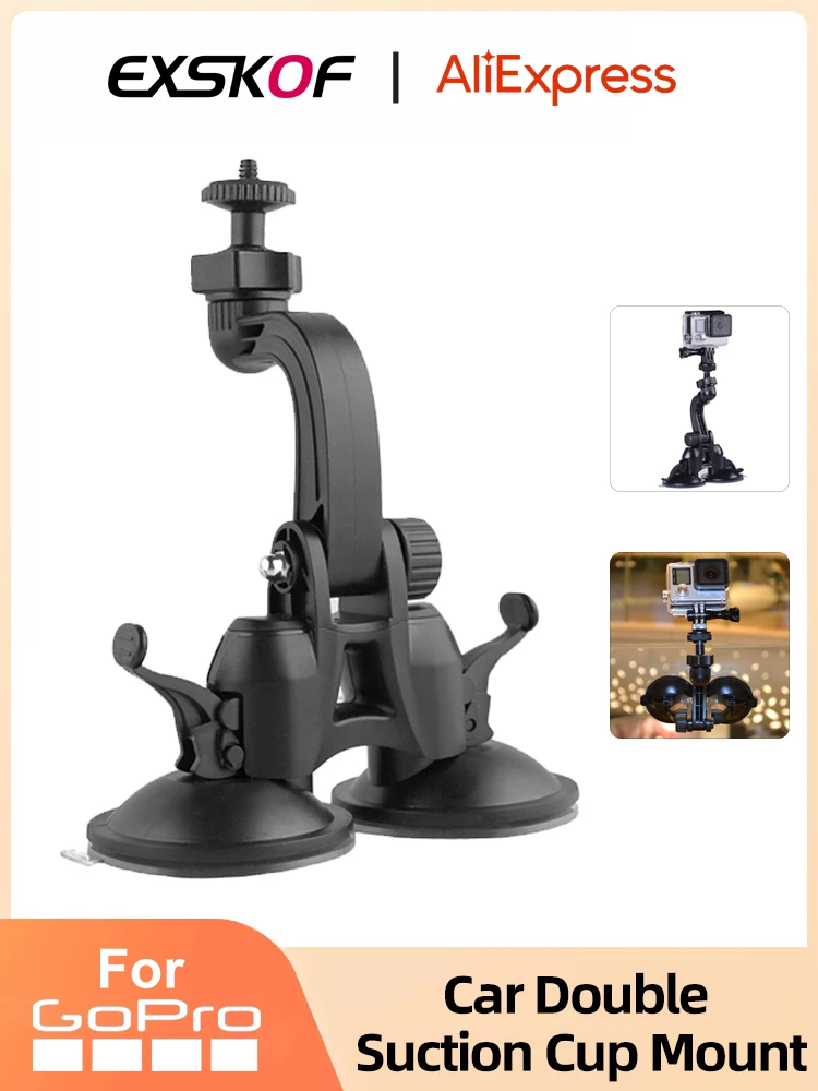 고프로 히어로 12 듀얼 흡입 컵 마운트, 슈퍼 흡입 자동차 흡입 컵, 고프로 히어로 12 11 10 9 8 DJI 액션 3 Insta360 ONE X3 