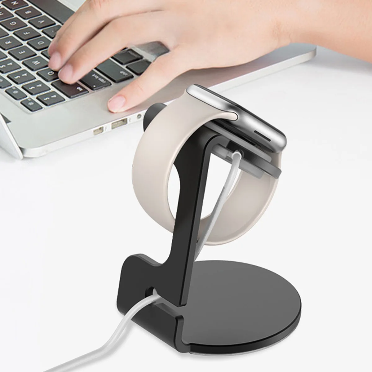 Aluminum Bracket Charger Dock Station Charging Holder for Apple Watch Stand Serie Ultra 1 2/9/SE/8/7/6/5/4/3/2/1