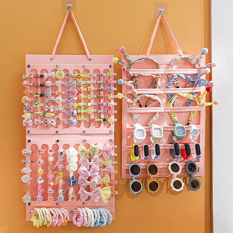 Large Capacity Hair Bows Organizer Wall Headband Holder Hair Clip ...