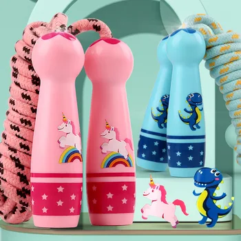 New Children Adjustable Cotton Jump Ropes Sport Fitness Lovely Cartoon Skipping Handle Fillet Design Outdoor Sports Exercise Toy Sports & Outdoors Toys & Games cb5feb1b7314637725a2e7: 1|10|2|3|4|5|6|7|8|9 