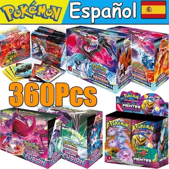 NEW Spanish Pokemoned Cards English French CROWN ZENITH SILVER TEMPEST Lost Origin Brilliant Stars Carte Pokémon Collection Toys