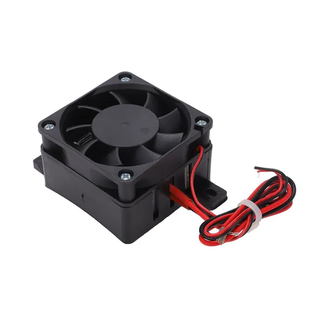 ZK30 PTC Fan Heater DC12V 50W Constant Temp Heating Insulated Mini Ceramic Air Heater for Small Space 6