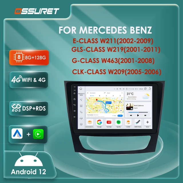 7 inch 2001-2008 Mercedes Benz G-Class W463 Touchscreen