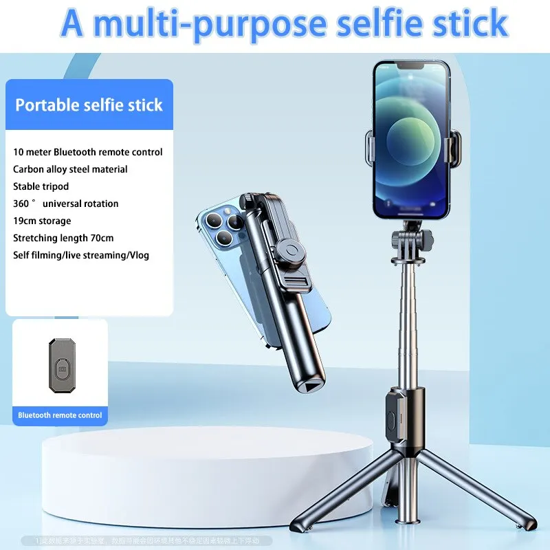Portable Tripod for Mobile Phone Selfie Stick With Remote Control Telescopic Phone Bluetooth Stick For Huawei iPhone Android 7 wireless selfie stick