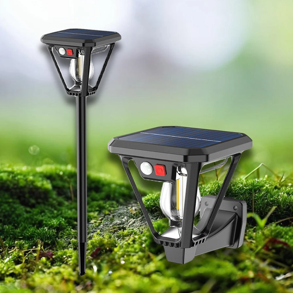 Description Picture 4 of itemSolar Dual Purpose Lamp Motion Sensor Outdoor Wall Light Waterproof LED Landscape Light for Yard Patio Lawn Lighting