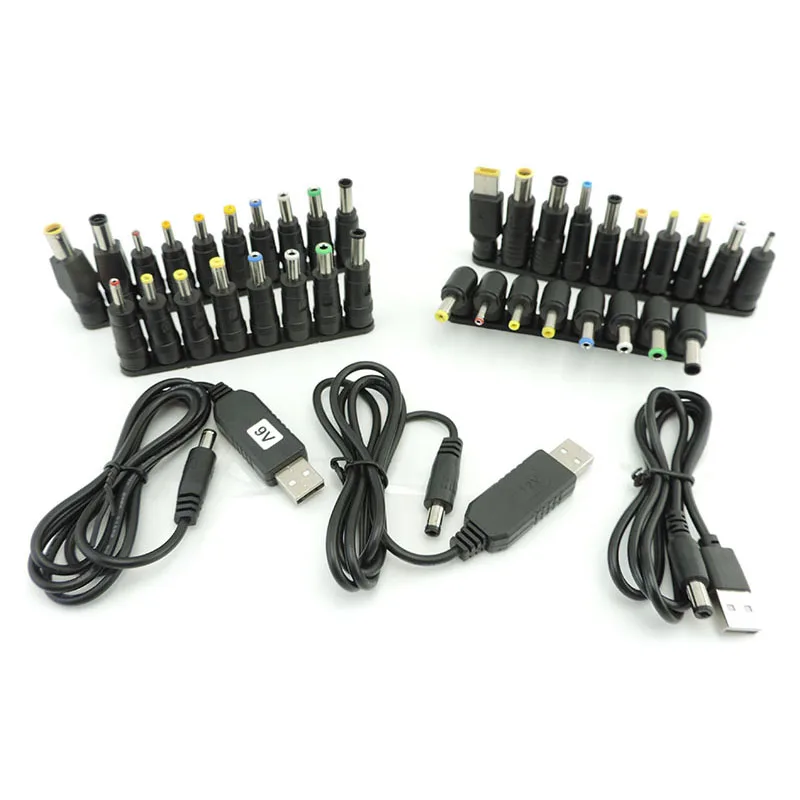 DC 5V a 9V 8.6V 12V 12.6V USB Power Boost Line Step UP modulo convertitore cavo 5.5x2.1mm spina a DC maschio suggerimenti adattatore Q1