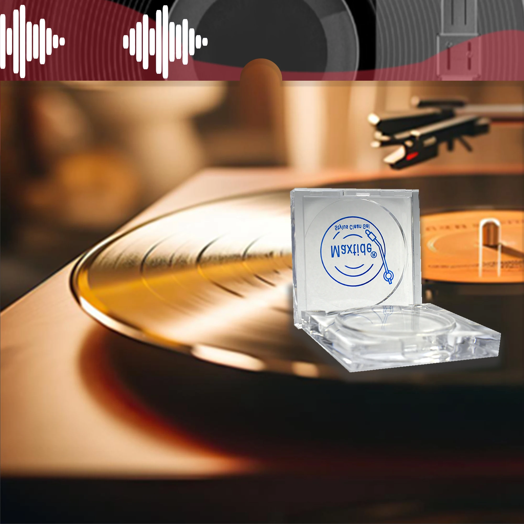 LP Record Cleaner Self-adhesive Turntable Stylus Cleaning Gel Vinyl Record Needle Cleaner,phonograph needle supplies