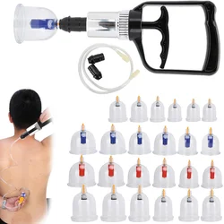 Household Vacuum Cupping Kit Magnet Therapy Vacuum Tube Cupping Set Body Massage Tools For Healthy Care Chinese Cupping Therapy