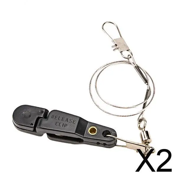 2X Clip A Sgancio A Scatto Kite Fishing Planer Board Filo Da Traina