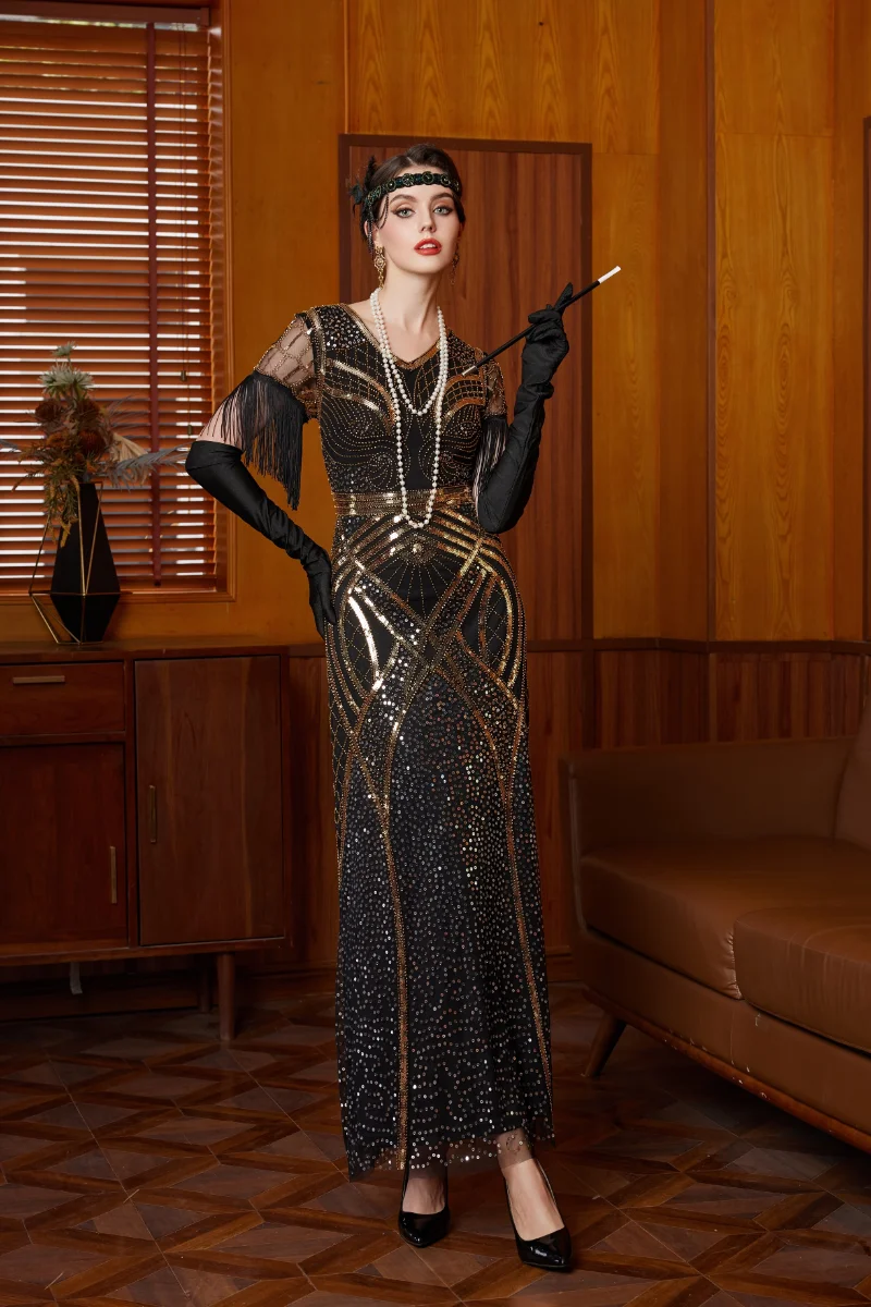 ميسيكاو 2025 جديد! فستان حفلات مسائية عتيق بأكمام...