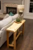 Live Edge Log Sofa Table (Natural) — Rustic Live Edge Log Furniture 2