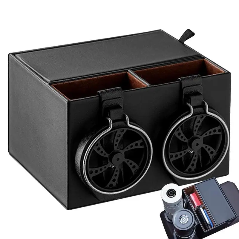 

Car Tissue Box Inner Cup Holder Car Drawer Box Creative Car Foldable Armrest Box Car Container Multifunctional Car Acccessories