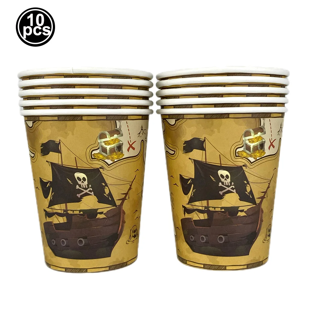 Peva Tablecloth Pirate Party Disposable Tablecover Nautical Theme Birthday Decoration