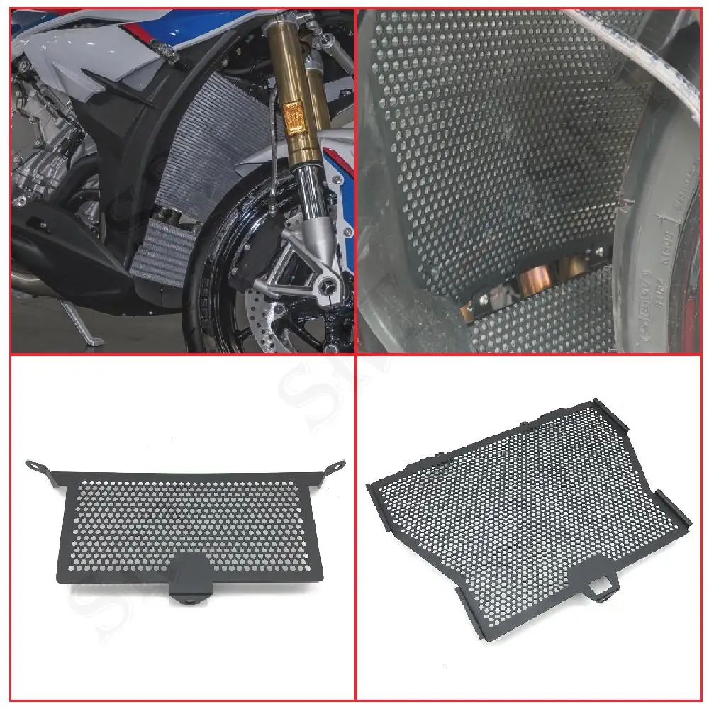 

Fit For BMW S1000 R RR S1000XR Motorcycle Accessories Engine Radiator Grille Guard Cooler Protector Cover Kit S1000RR 2010-2018