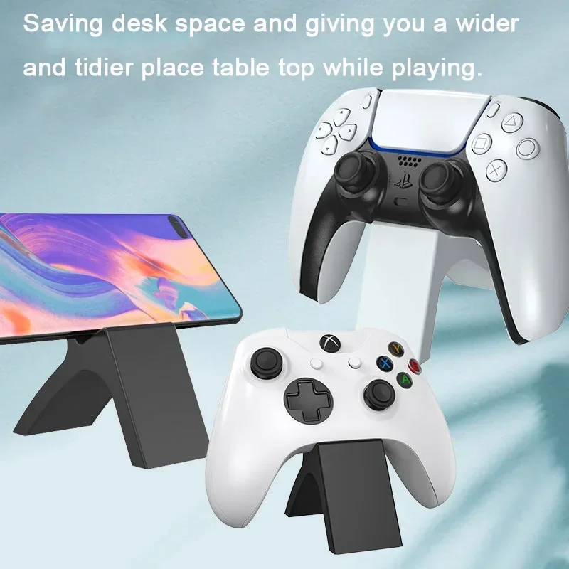 스위치 프로 PS5 Xbox 시리즈용 게임 컨트롤러 스탠드 지지 홀더 PlayStation 5용 범용 게임 패드 마운트 조이스틱 랙