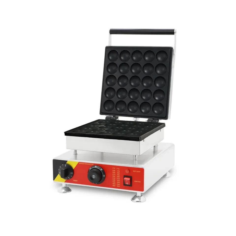 

110V 220V Commercial Electric 25 Holes Pancake Dorayaki Maker Non Stick Dutch Muffin Waffle Making Machine Snack Equipment