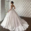 Simple Wedding Dresses Newest Bridal Gowns Square Collar Princess Robes For Formal Party Elegant Vestidos De Novia Customized 2