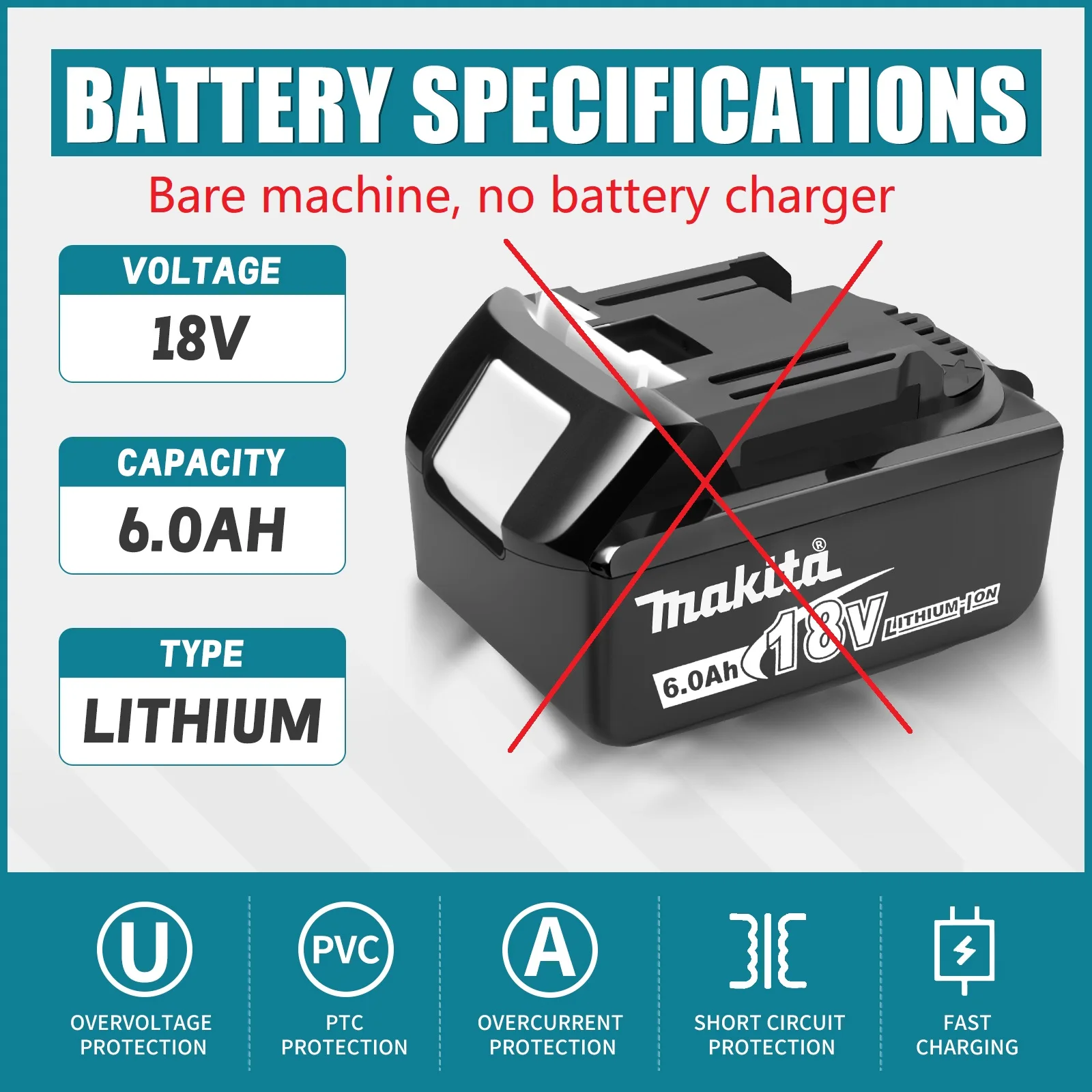 Makita DGA404 Power tools rechargeable polishing machine cutting 18V angle grinder Electric Tools