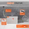 VEVOR 8/40LBS Commercial Grease Trap Grease Interceptor Side Inlet Interceptor Under Sink Stainless Steel Grease Trap 2.8 GPM 5