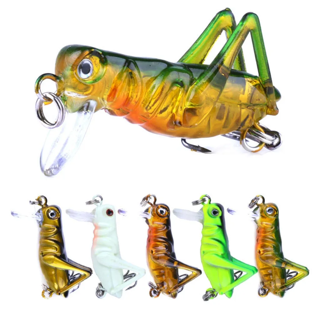 

With 10 # Hooks Flying Jig Wobbler Artificial Bait Fishing Bait Flying Lure Hard Bait Fishing Lure Grasshopper Insect Bait