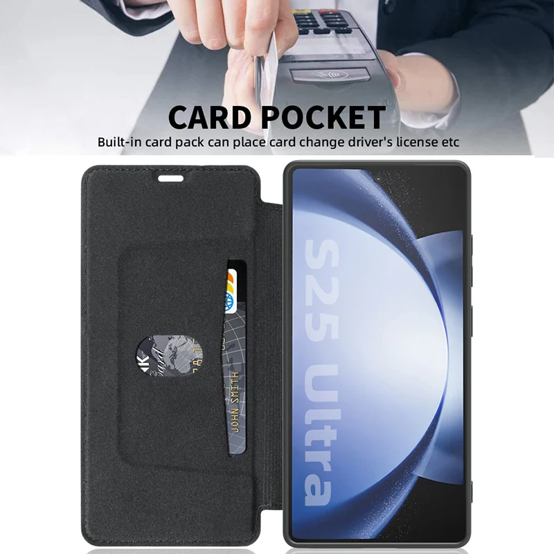 Ultimate 360° Liquid Silicone Flip Phone Case with Wallet and Stand