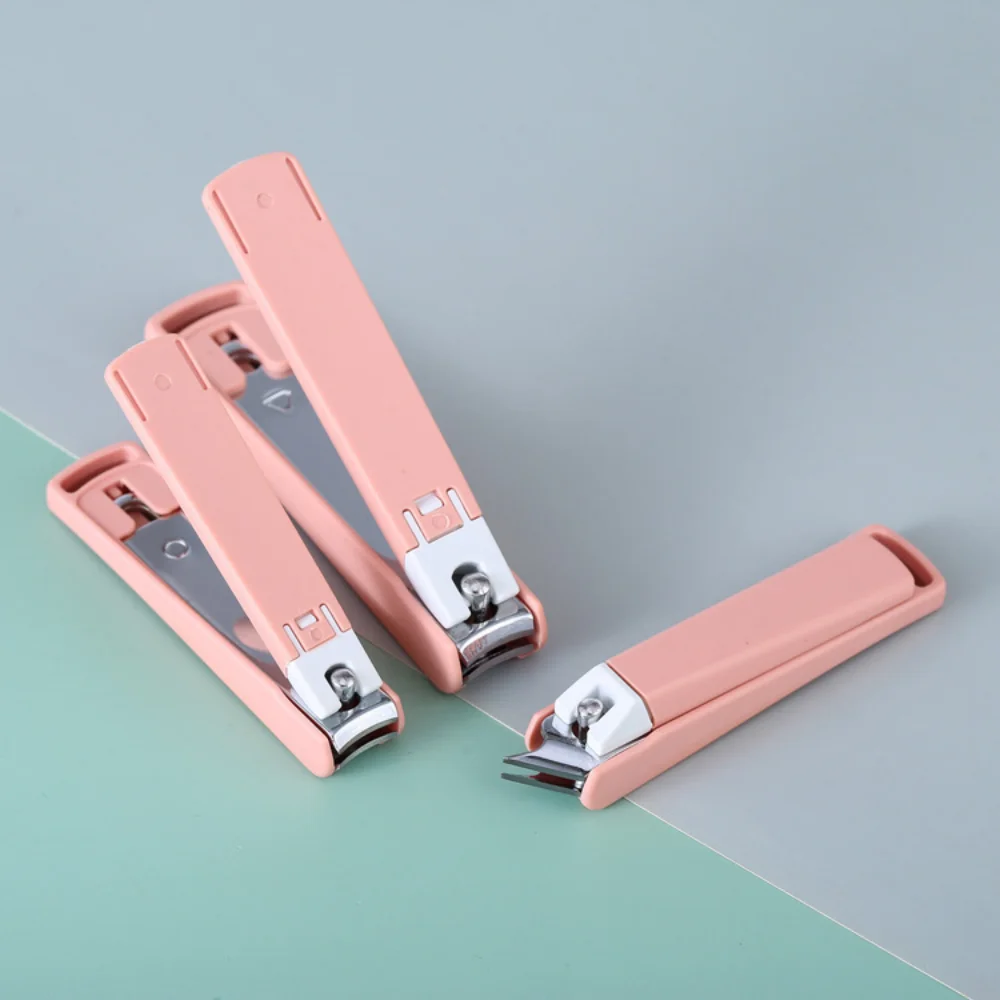 Nail clipper set professional nail clipper with catcher stainless steel nail cutting machine trimmer toe scissors clip catcher tools