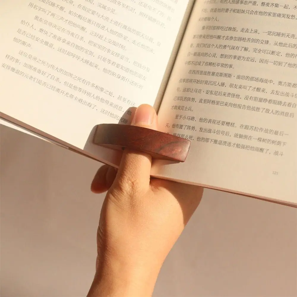 Lendo o polegar Bookmark para amantes do livro, titular da página, suporte para o livro do escritório, alta qualidade, uma mão
