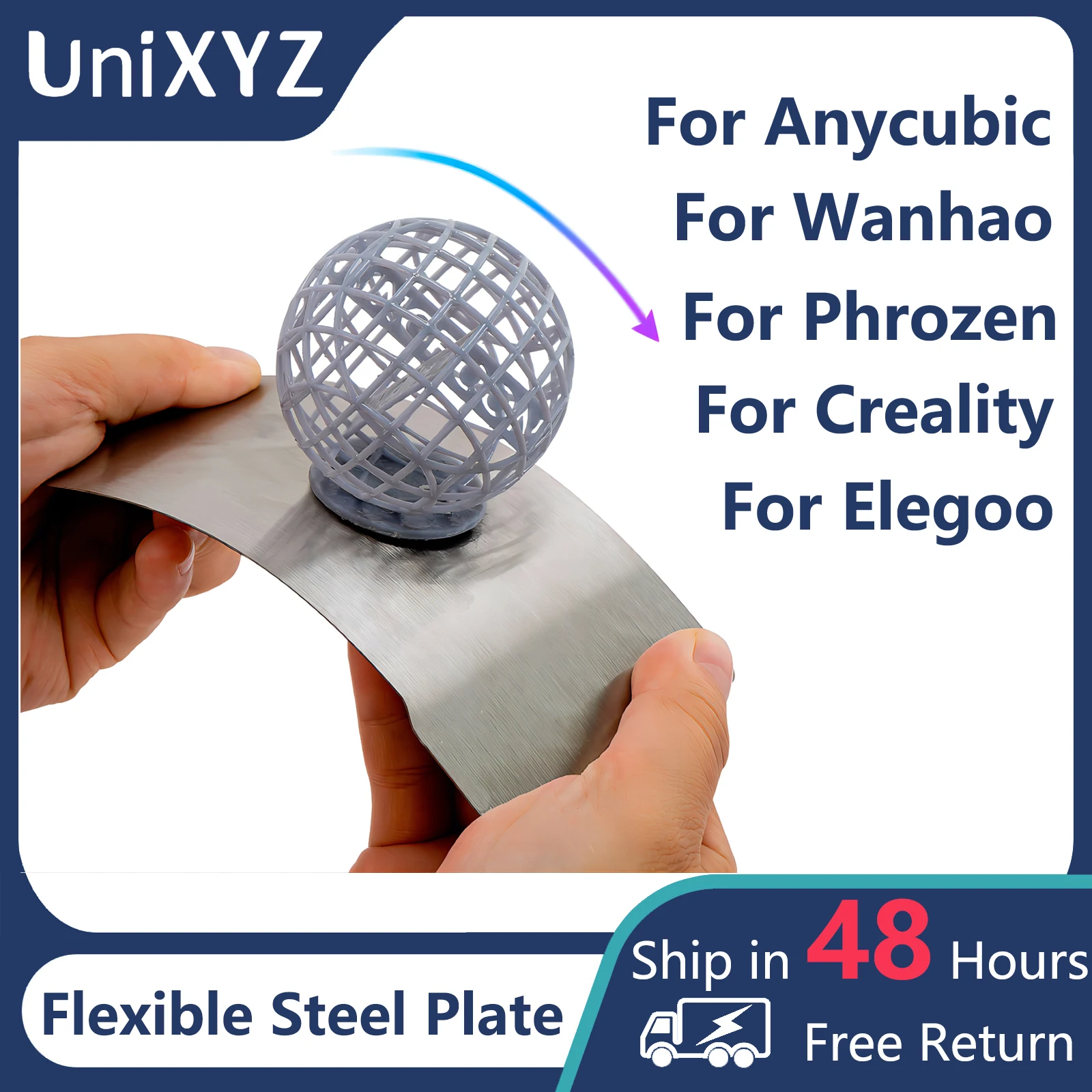 Spring Steel Flexible Build Plate Sheet Magnetic Base For UV Resin Light Curing Printing SLA 3D Printer Anycubic Photon Elegoo