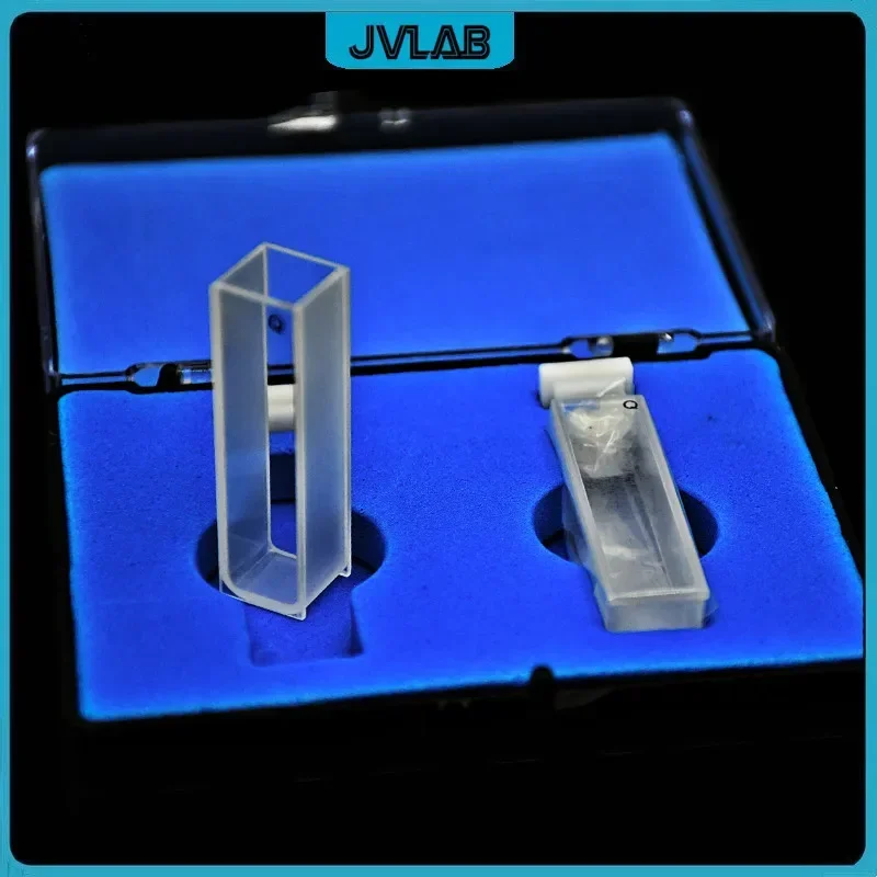 Quartz Cuvette Cell Quartz Cuvette Light Path 10mm Quartz Absorption Cell 3.5ml Liquid Sample Cell Spectrometer Molten Sintering Technology