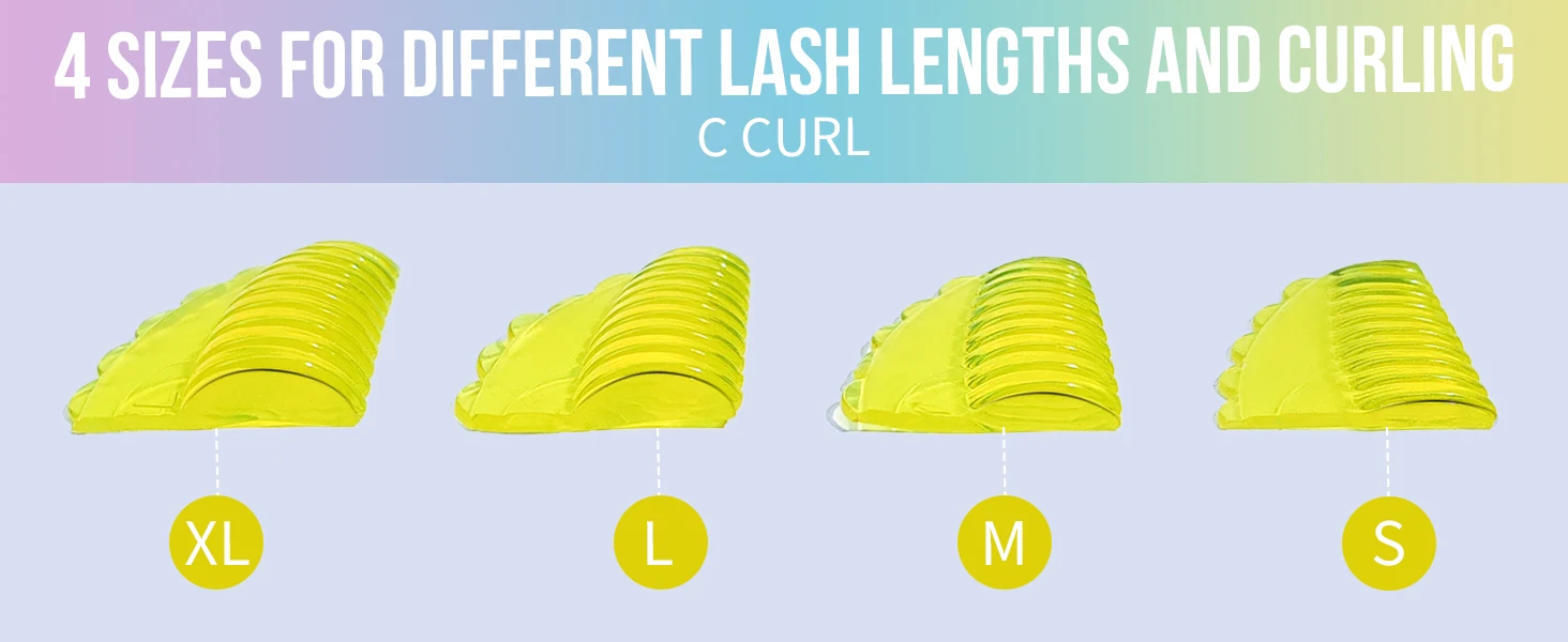 Lomansa 4 Paar Silikon-Wimpernlifting-Pads, wiederverwendbares Wimpernlifting-Set, 3D-Wimpernverlängerungs-Curler-Applikator-Werkzeug – Detail 3