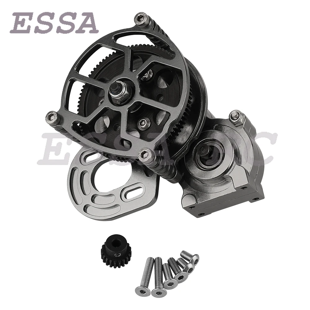 

1/10 Радиоуправляемый автомобиль, металлическая Φ Tranny с прямой передачей для радиоуправляемого гусеничного автомобиля, Axial SCX10 D90, обновленные детали