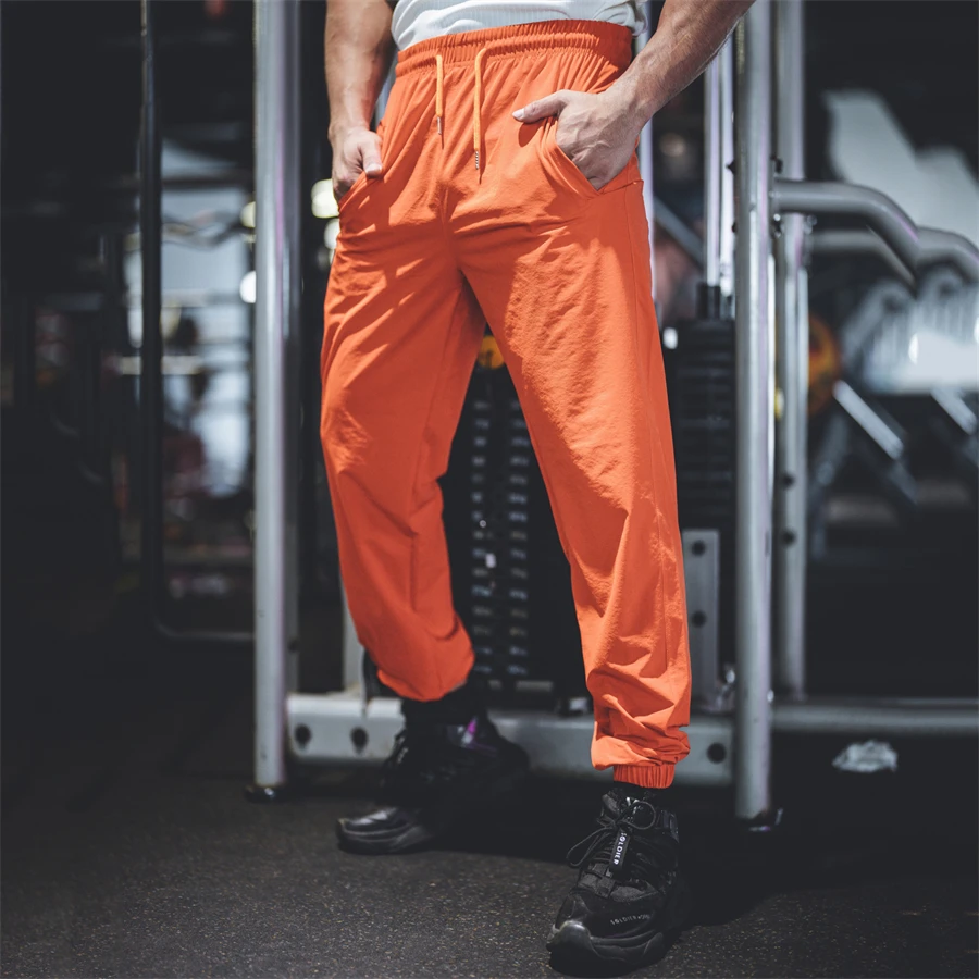 Jogger Sweatpants Men Cotton Casual Skinny Pants Bodybuilding Training Black Trousers Male Gym Fitness Sportswear Bottoms