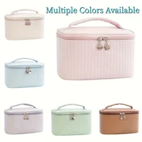Waterproof Makeup Bag Organizer for Women - Spacious with Multiple Compartments for Travel Toiletries - Keep Your Cosmetics Safe 1