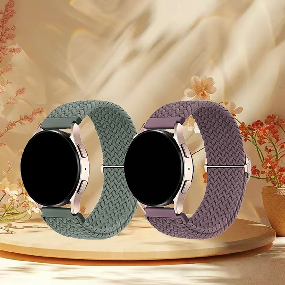 2-Pack Braided Loop Watchbands in Multiple Sizes