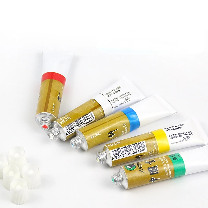 12/24/36 Color 12ml Marley Chinese Painting Pigment Set