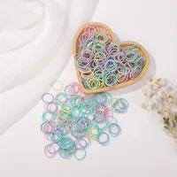 95pcs Girls Colorful Hair Bands Set Elastic Rubber Band Ponytail Holder Scrunchies women Hair Accessories 3
