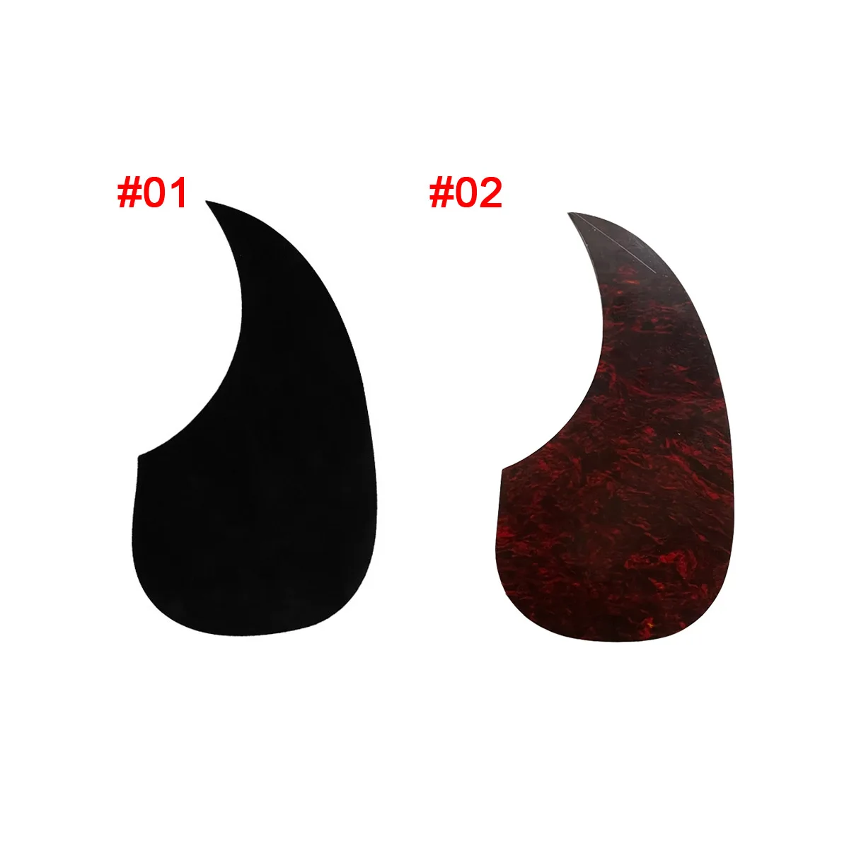 

Ohello Celluloid Folk Pickguard Trasparent Self-adhesive Fit for 40" 41" Size Acoustic Guitar Accessories