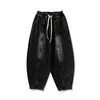 Spring Autumn Men's Vintage Jeans Loose Harem Wide Leg Pants Hip Hop Straight Denim Pants Men Casual Streetwear Denim Trouser 5