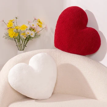 Red Love Heart Shape Throw Pillow Cushion Stuffed Plush Doll Kids Toy Lover Gift Sofa Car Home Decor Wedding Party Decoration 1 Red Love Heart Shape Throw Pillow Cushion Stuffed Plush Doll Kids Toy Lover Gift Sofa Car Home Decor Wedding Party Decoration 1