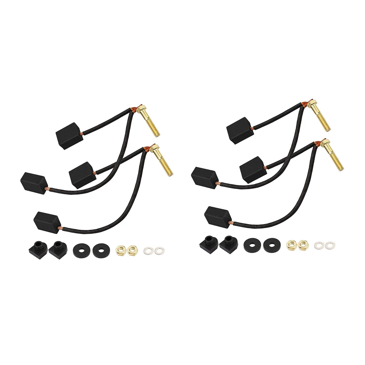 

2 set Golf Cart ADC Motor Brush Kit with Hardware for Club Car 1021862-01 EZGO Electric 73120-G25