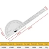 Protractor Angle Ruler Dividing Gauge Angle Ruler 180 Degree Semi Circular Carpenter Angle Ruler 14cm 1PC 1