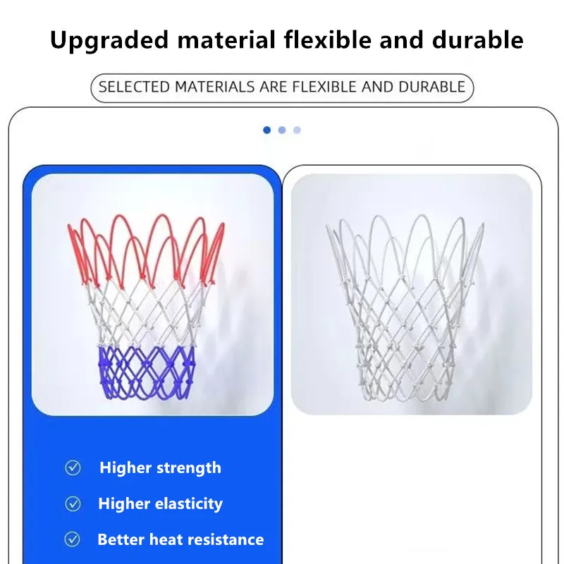 Indoor Outdoor Removable Portable Basketball Net Accessories 1pcs