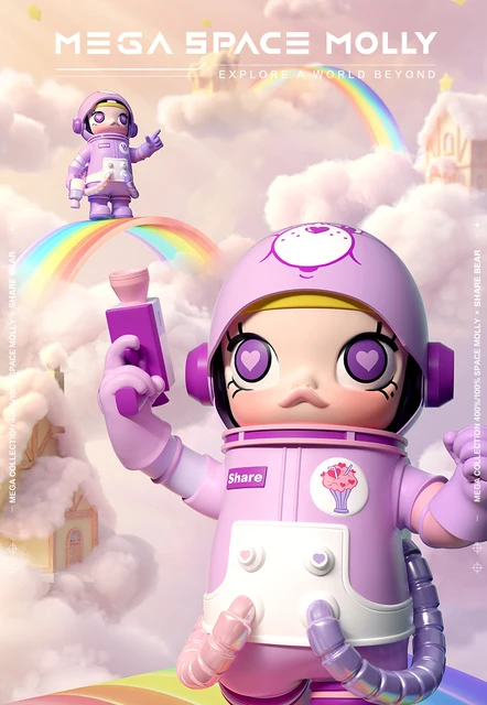 POPMART Space Molly x Share Bear 400%