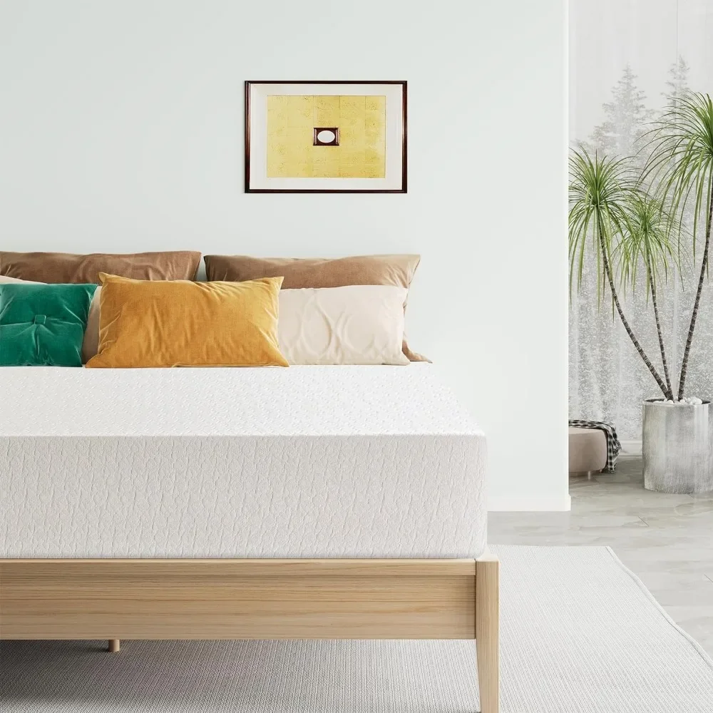 

Full Size Mattress 8 Inch, CertiPUR-US Certified Green Tea Gel Memory Foam Mattress in a Box Fiberglass Free